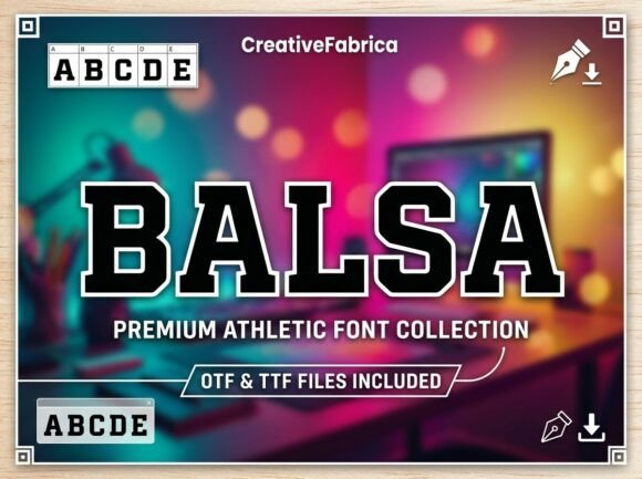 Balsa: The Typeface Built for Athletic Spirit