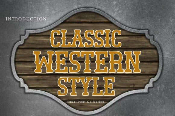 Classic Western Style: Typography with a Frontier Spirit
