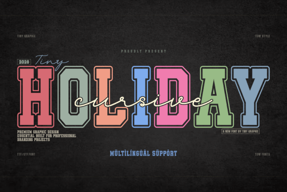Cursive Holiday: The Font Pairing for Timeless Branding