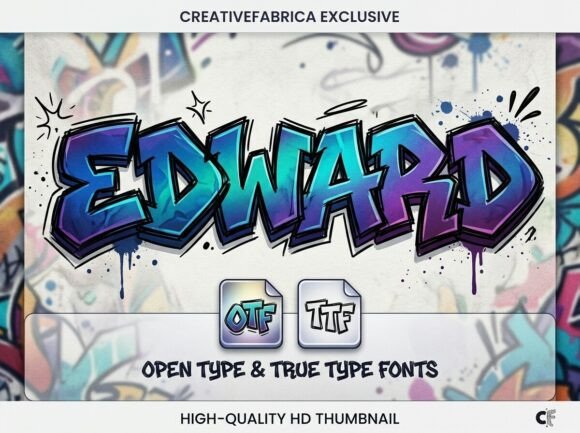 Edward: The Gritty Typeface That Brings Street Art to Your Screen
