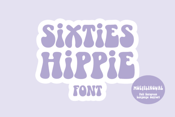 Inject Groovy Character with the Sixties Hippie Font