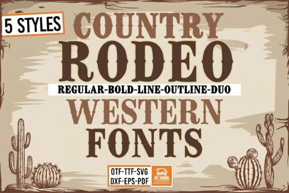 Rodeo Bundle: A Font for Every Frontier