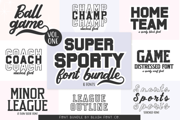 Score Big with the Super Sport Bundle: A Font Collection for Champions
