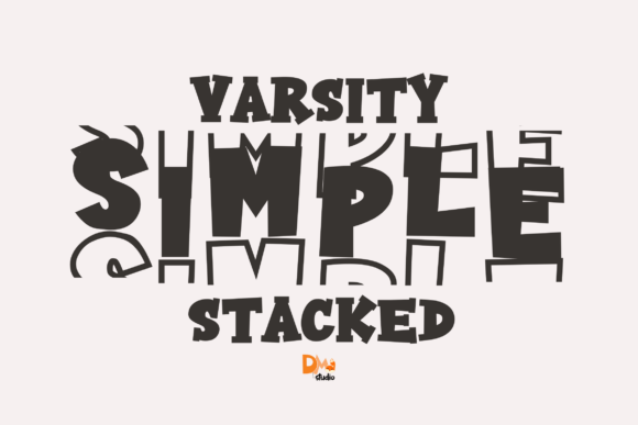 Varsity Simple Stacked: A Typeface Built for Athletic Impact